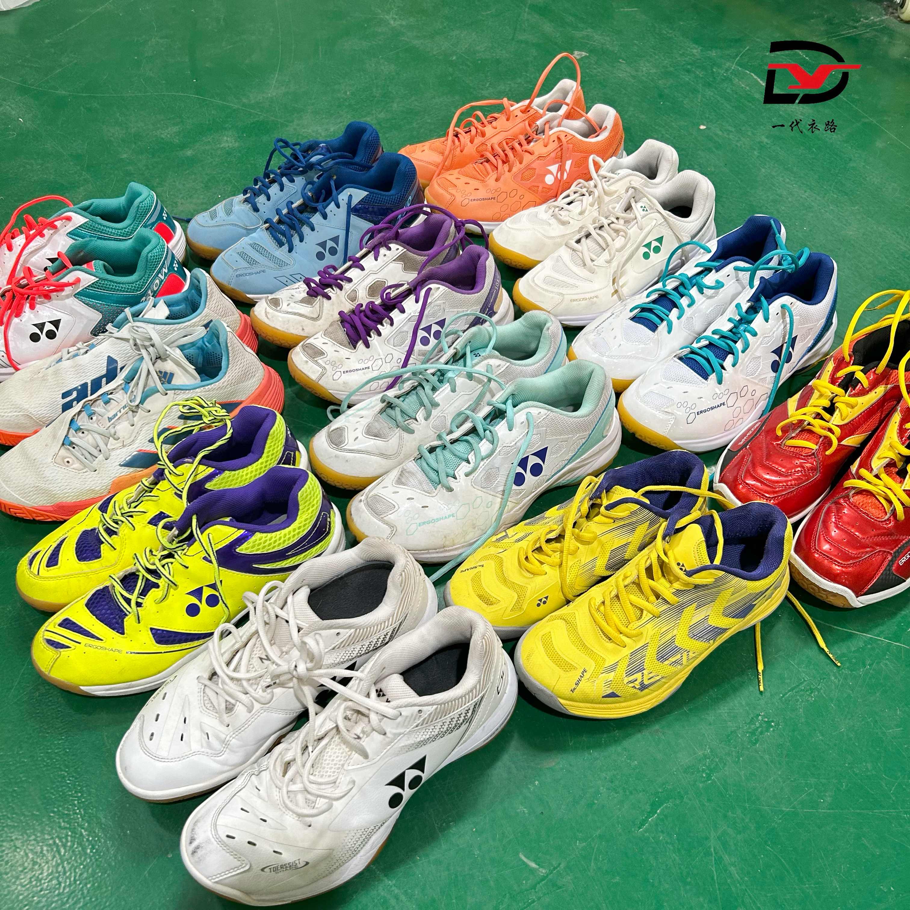 wholesale second hand brand badminton shoes