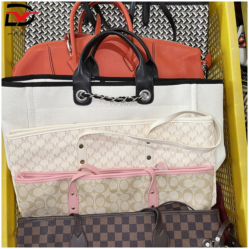 A4 Second Hand Fashion Leather Tote Bags For Lady
